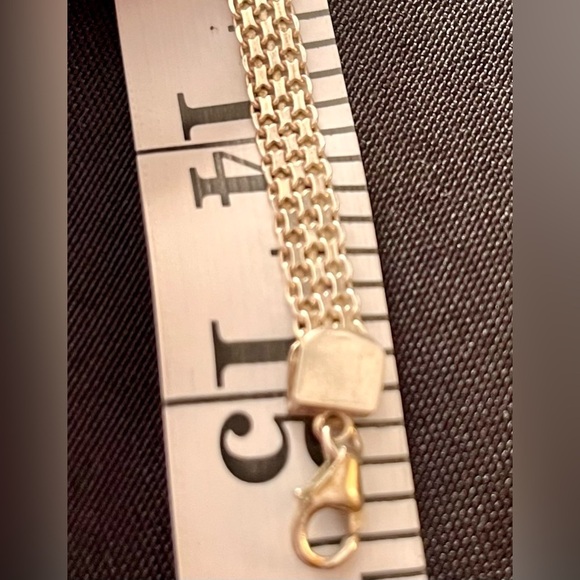 Talisa Sterling Silver Chainmail Necklace Circle of Names Goth Grunge Emo Punk - Picture 16 of 17